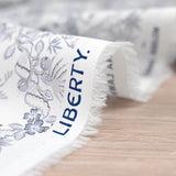 Coton liberty ® Tropical Toile gris au mètre