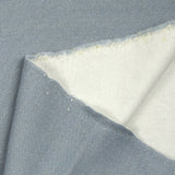 Sweat minkee épais Lurex bleu ciel