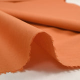 Popeline de coton abricot