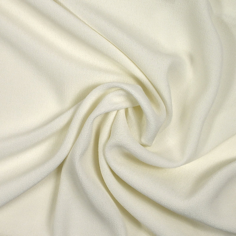 Crêpe de viscose Cassandra blanc cassé