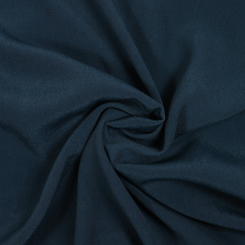 Crêpe de viscose Cassandra bleu marine