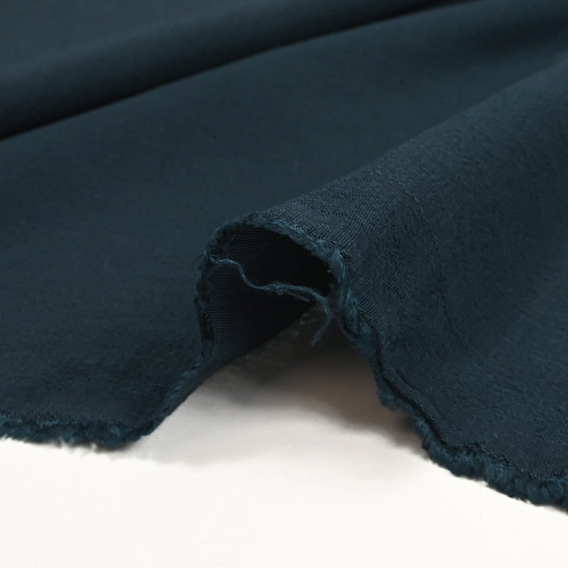 Crêpe de viscose Cassandra bleu marine