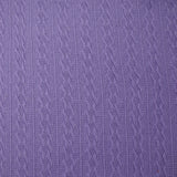Leonie purple cable knit knit