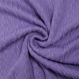 Leonie purple cable knit knit