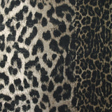 Viscose imprimée flou animal fond taupe