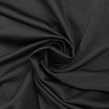 Crêpe jersey de polyester noir