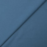 Crêpe jersey de polyester bleu barbeau