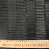 Simili cuir souple effet plissé noir
