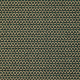 Jacquard de polyviscose Lisa noir, vert et beige