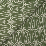 Maille côtelée ailes de papillon fond kaki