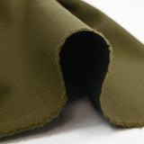 Tissu tailleur 100% laine thermocollé kaki