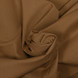 Gabardine de coton élasthanne camel