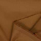 Gabardine de coton élasthanne camel