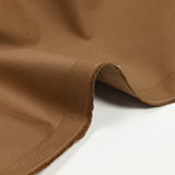 Gabardine de coton élasthanne camel