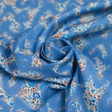 Coton liberty ® Leontyne Love Emma and Georgina bleu au mètre
