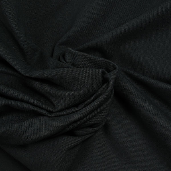 Maille polo coton charbon