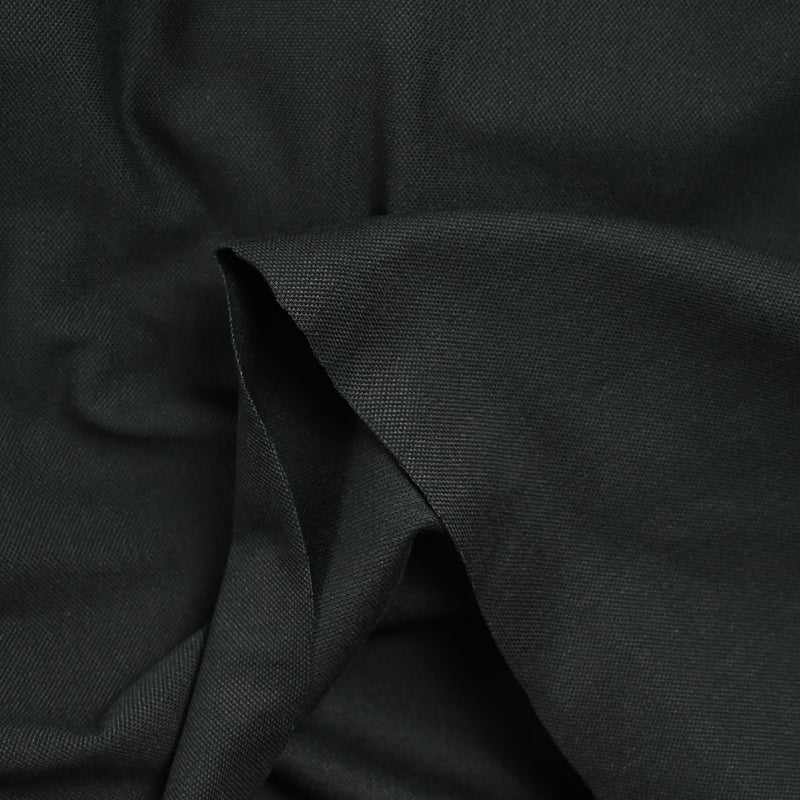 Maille polo coton charbon