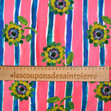 Coton liberty ® Beau rose au mètre