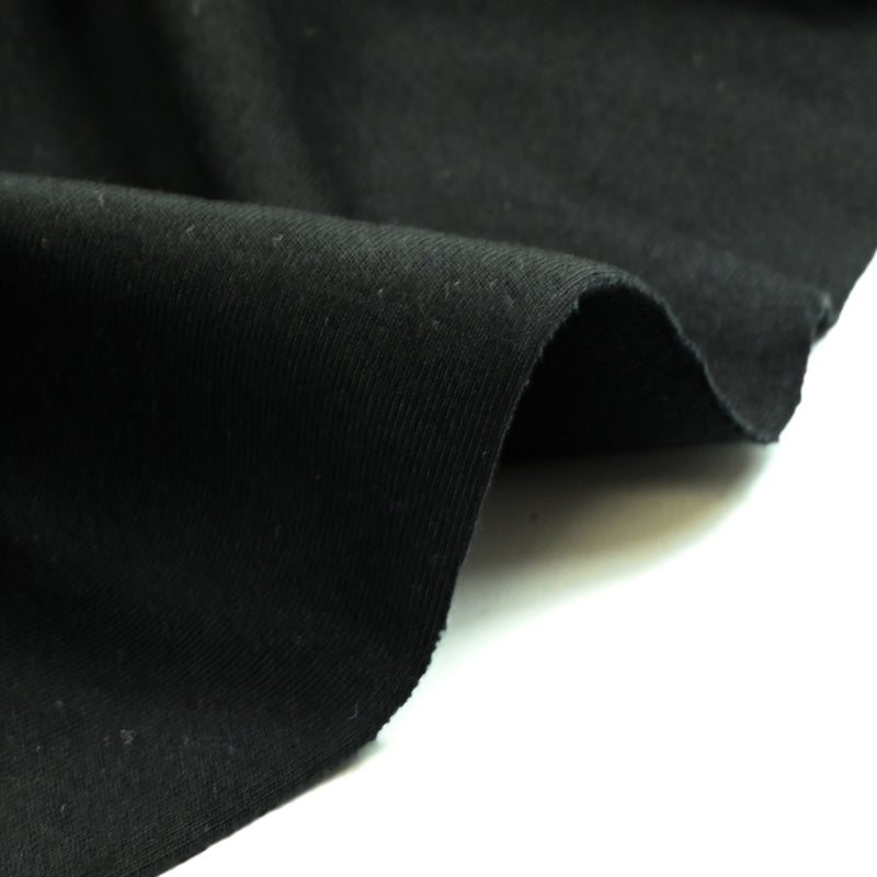 Jersey de coton french terry noir
