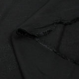 Crêpe viscose Lily brodé feuillage noir