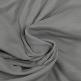 Tissu sweat minkee rayé gris