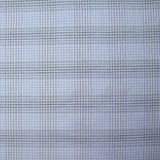 Light blue nadège checkered cotton