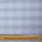 Light blue nadège checkered cotton