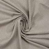 Coton à mini carreaux 1 mm blanc et marron