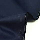 Navy water-repellent cotton gabardine