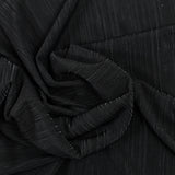 Maille fine plissée noir