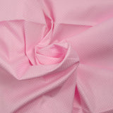 Dots printed cotton 1mm Pink Layette background