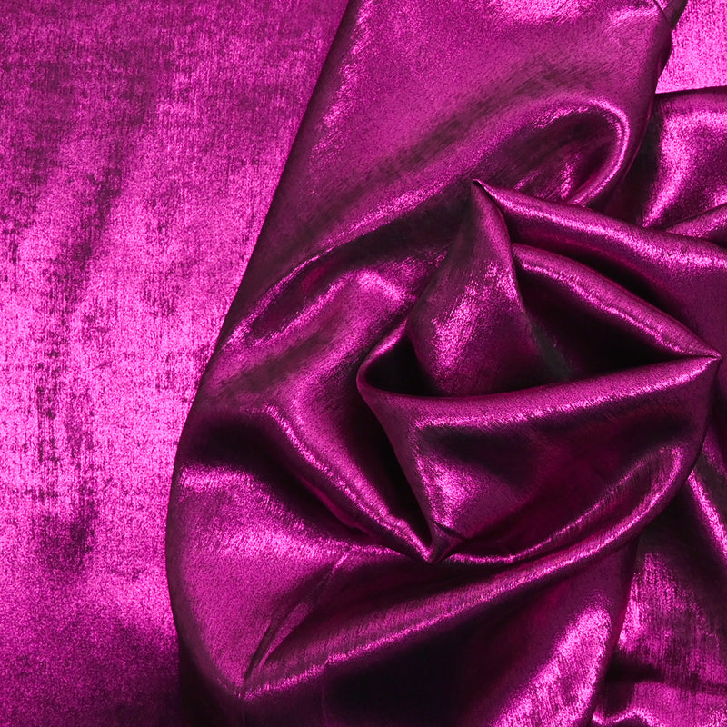 Crêpe irisé rose fuchsia – Les Coupons de Saint-Pierre
