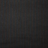 Polyviscose tissée-teinte rayée Mateo fond anthracite