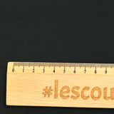 Sergé de polycoton noir