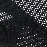 Macramé fantaisie noir