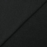 Molleton de coton french terry noir