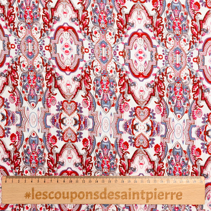 Red Verscose Printed Versailles