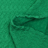 Maille fantaisie effet gaufré diabolo menthe
