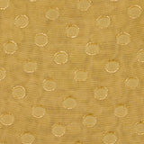 Crêpe Georgette viscose with jacquard golden polka dots