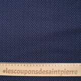 Jacquard polyviscose triangle fond marine