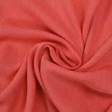 Crépon de viscose corail