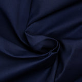 Navy water-repellent cotton gabardine