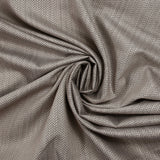Popeline polycoton jacquard chevron écru rosé et noir