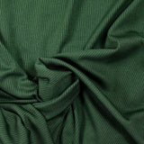 Jersey de polyester côtelé vert