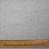 Popeline polycoton imprimée carreaux en pointillisme fond gris chiné