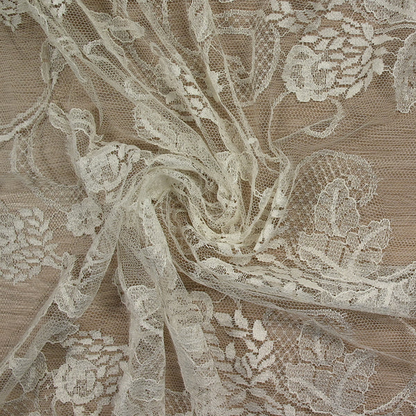 Dentelle de Calais® Solène blanc cassé au mètre