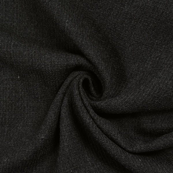 Crêpe de laine mélangée anthracite