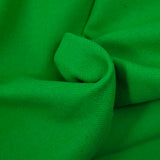 Sergé de laine mélangée vert grenouille