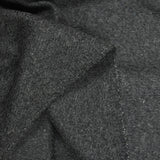 Sergé de laine mélangée gris graphite
