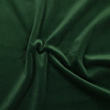 Soft velvet jersey green fir tree